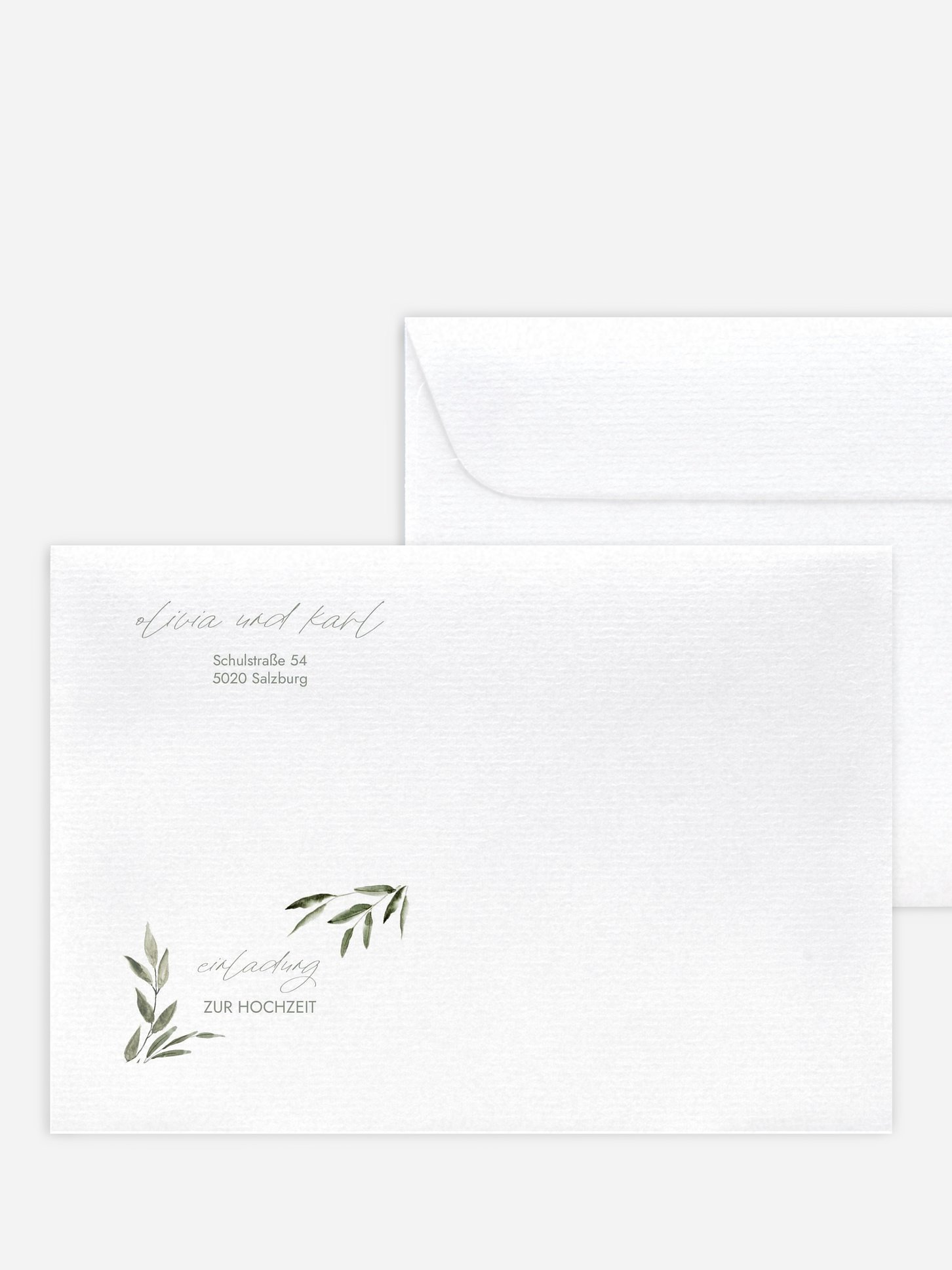 Briefumschlag mit Motiv Green Dream