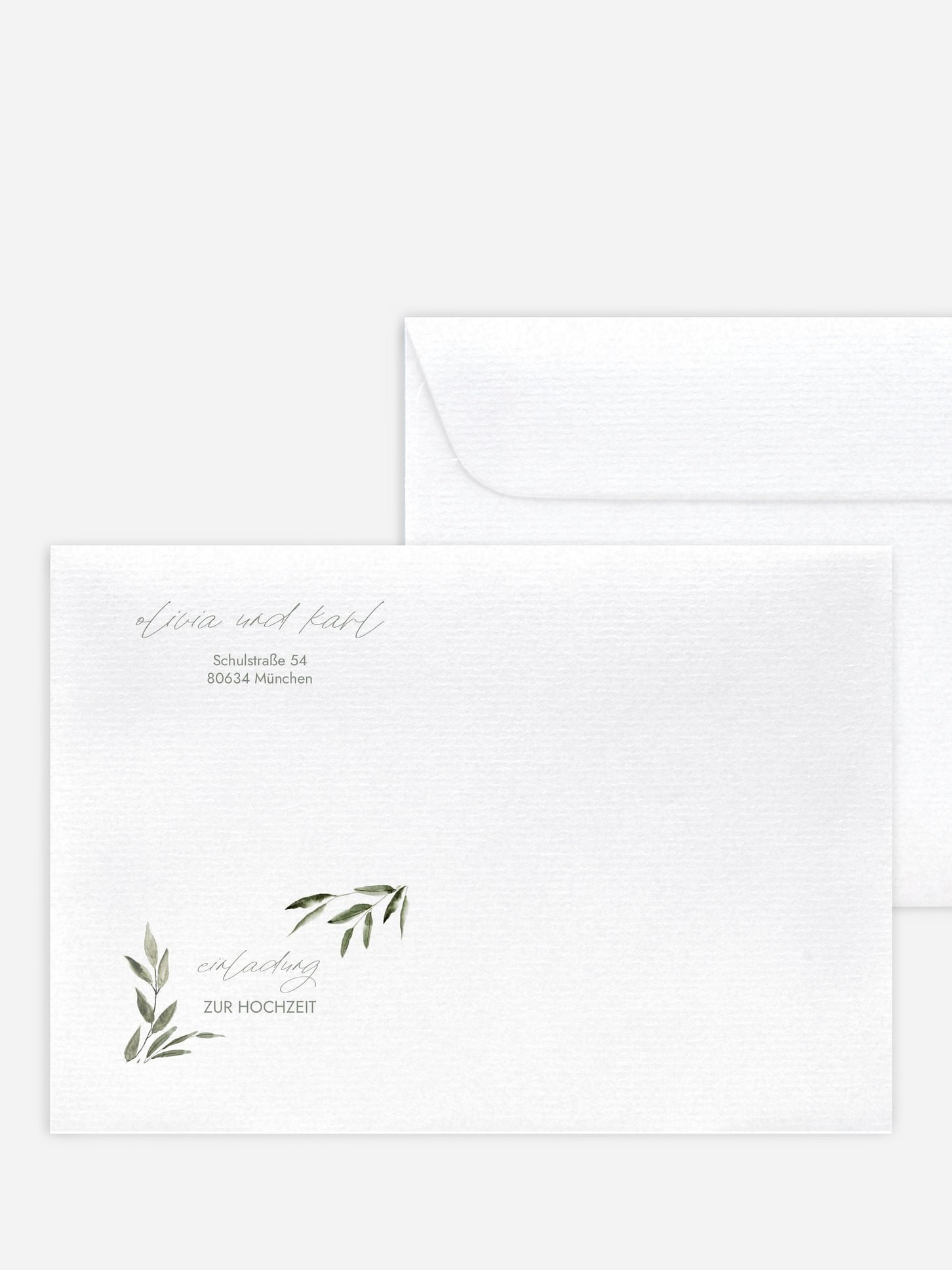 Briefumschlag mit Motiv Green Dream