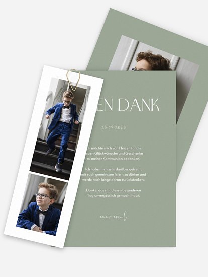 Danksagung Kommunion The Big Day