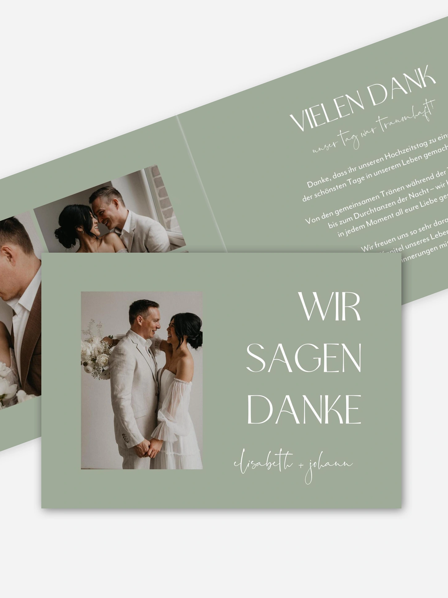 Dankeskarte Hochzeit The Big Day