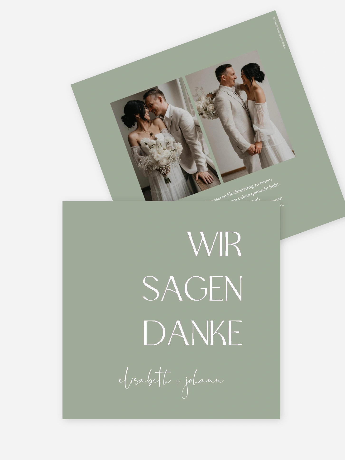 Dankeskarte Hochzeit The Big Day