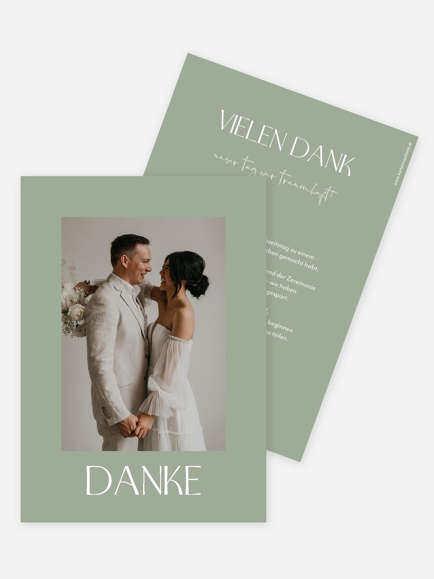 Dankeskarte Hochzeit The Big Day