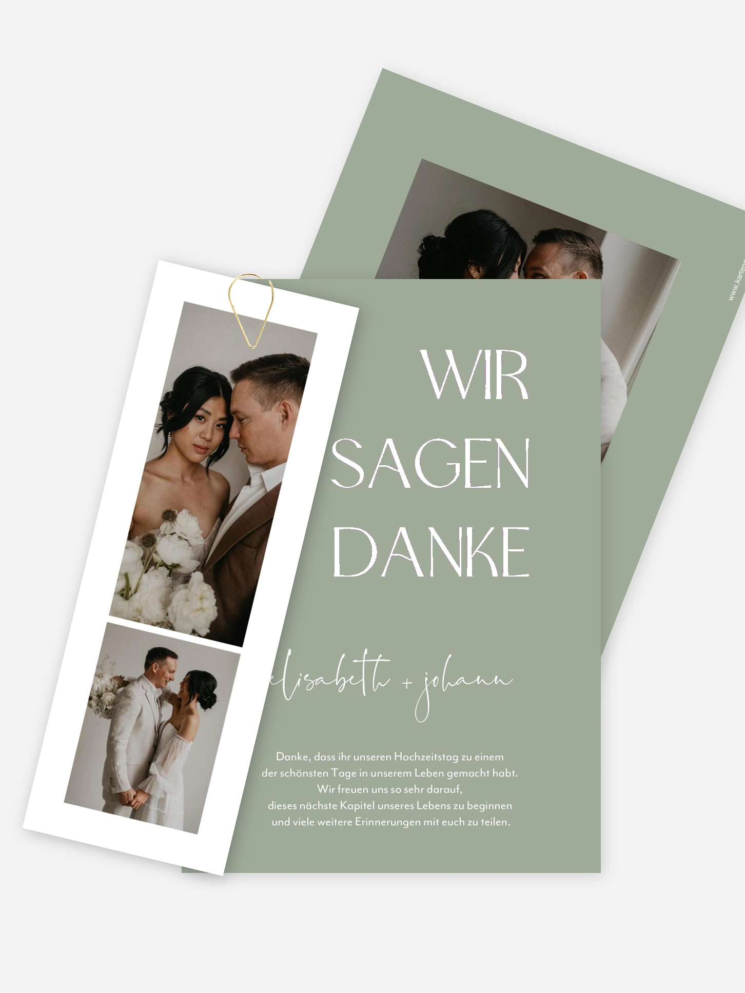 Dankeskarte Hochzeit The Big Day