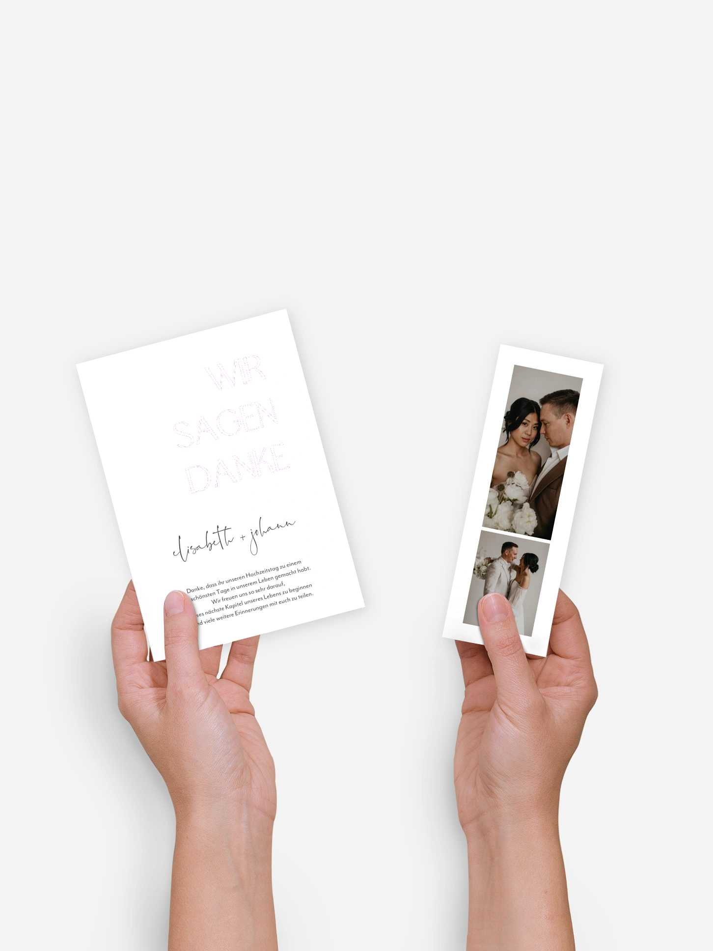Dankeskarte Hochzeit The Big Day