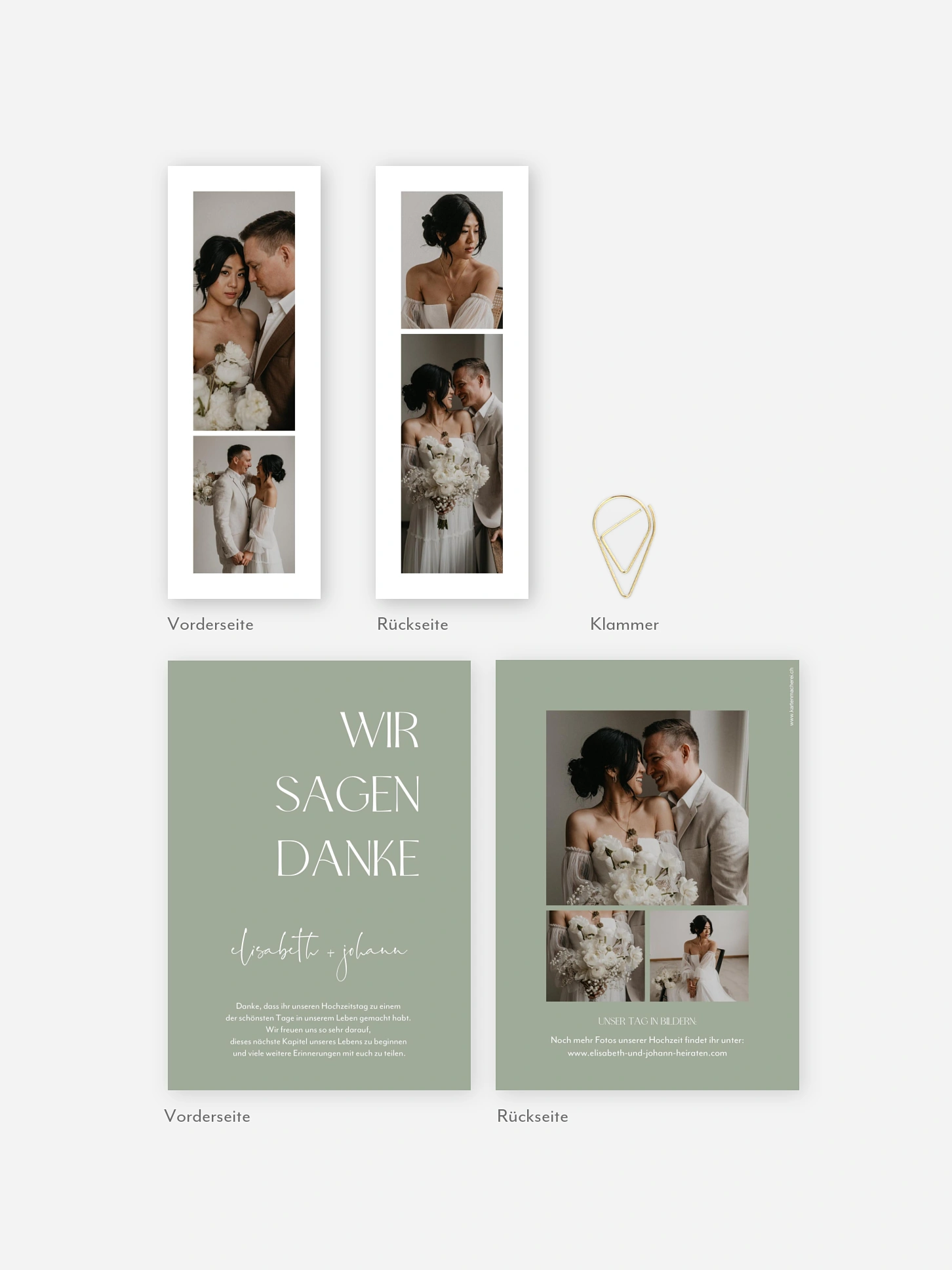 Dankeskarte Hochzeit The Big Day