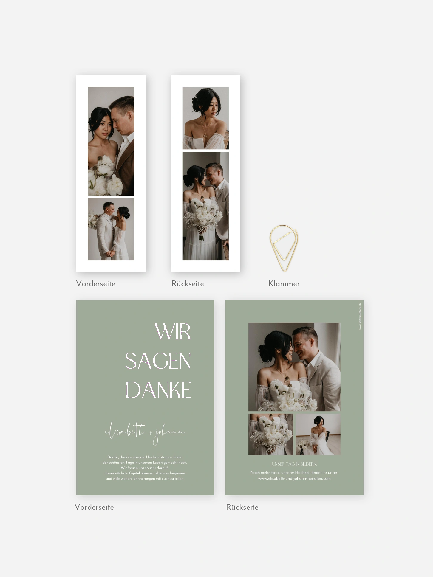 Dankeskarte Hochzeit The Big Day
