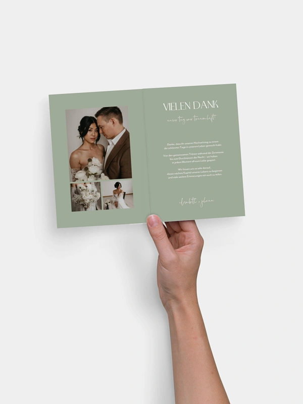 Dankeskarte Hochzeit The Big Day