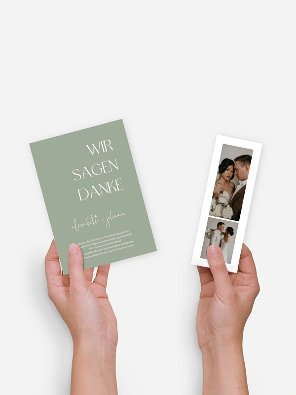 Dankeskarte Hochzeit The Big Day