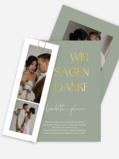 Dankeskarte Hochzeit The Big Day