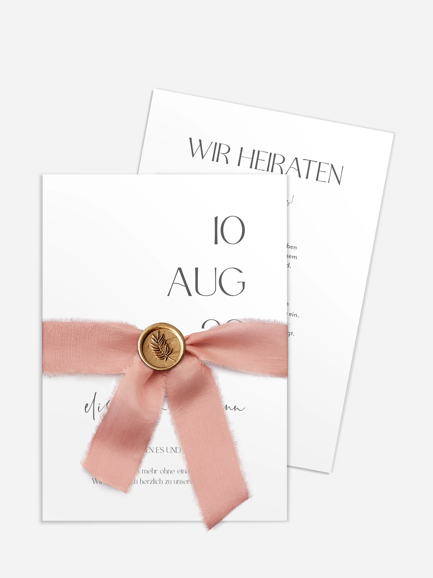Hochzeitseinladung The Big Day