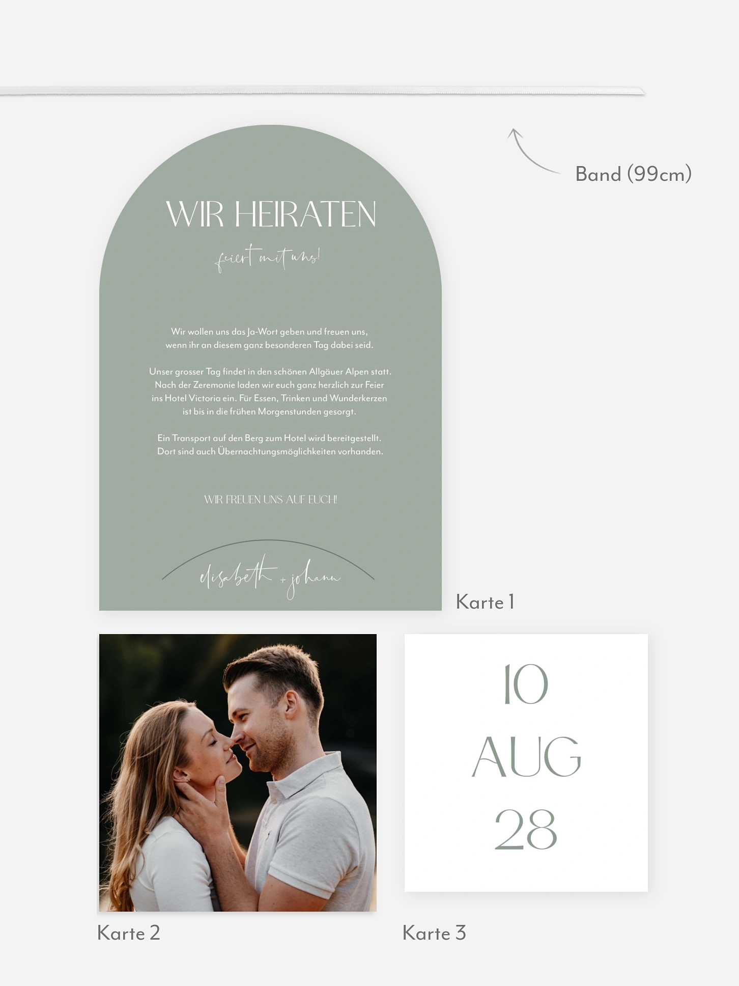 Hochzeitseinladung The Big Day