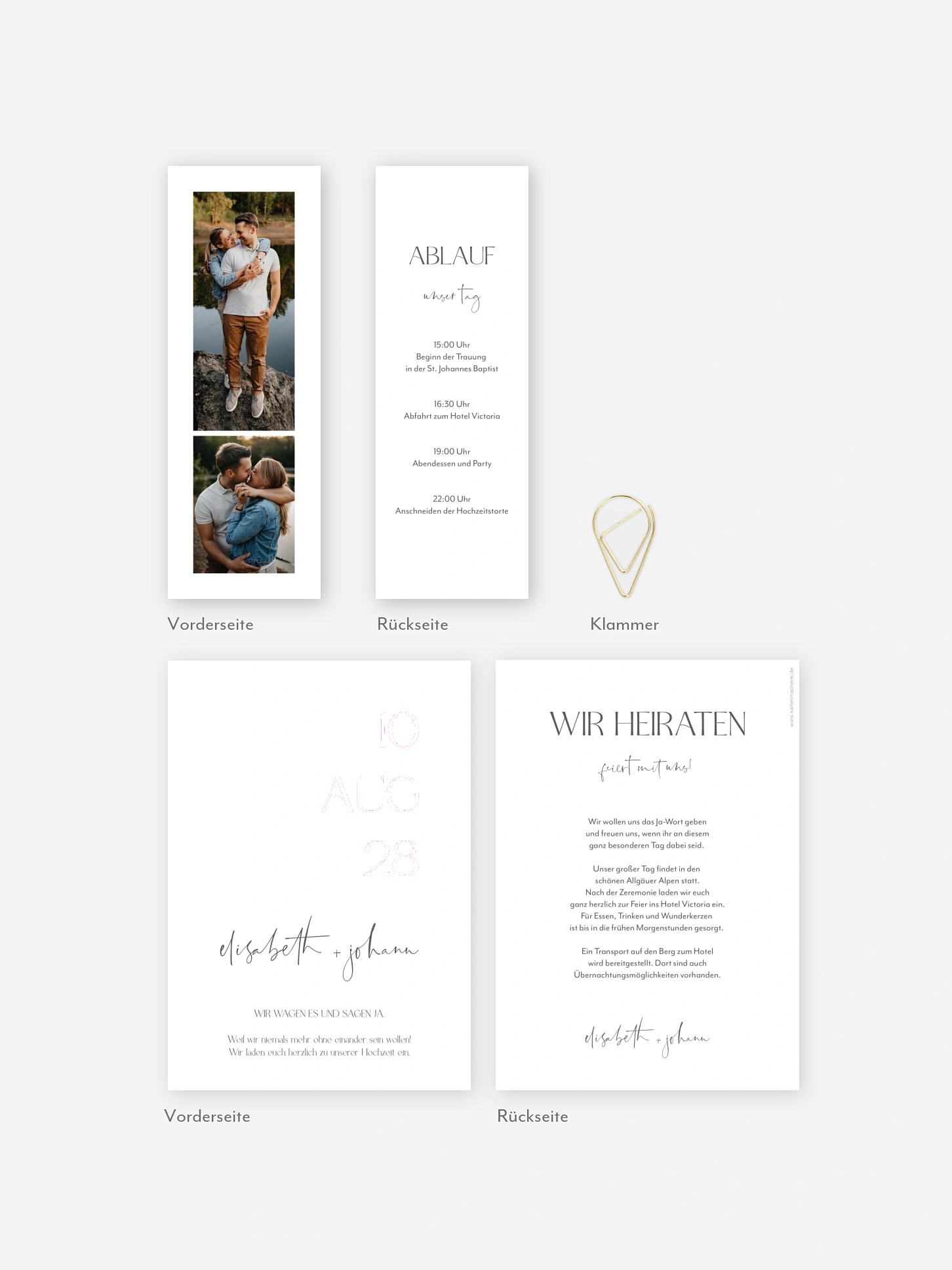 Hochzeitseinladung The Big Day