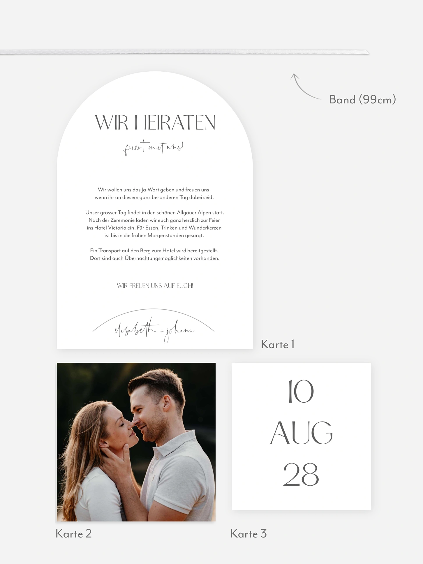 Hochzeitseinladung The Big Day