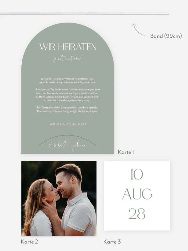 Hochzeitseinladung The Big Day
