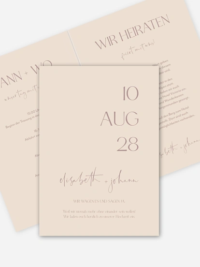 Hochzeitseinladung The Big Day