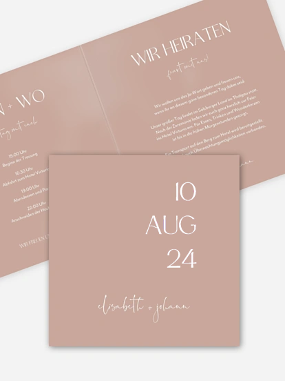 Hochzeitseinladung The Big Day