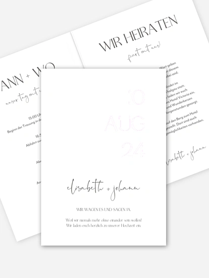 Hochzeitseinladung The Big Day