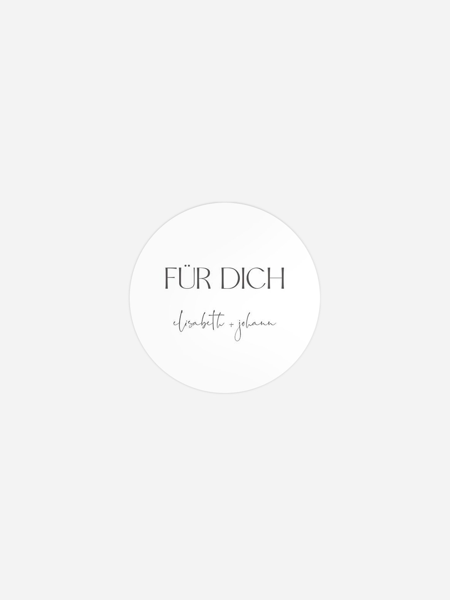Geschenkaufkleber Hochzeit The Big Day
