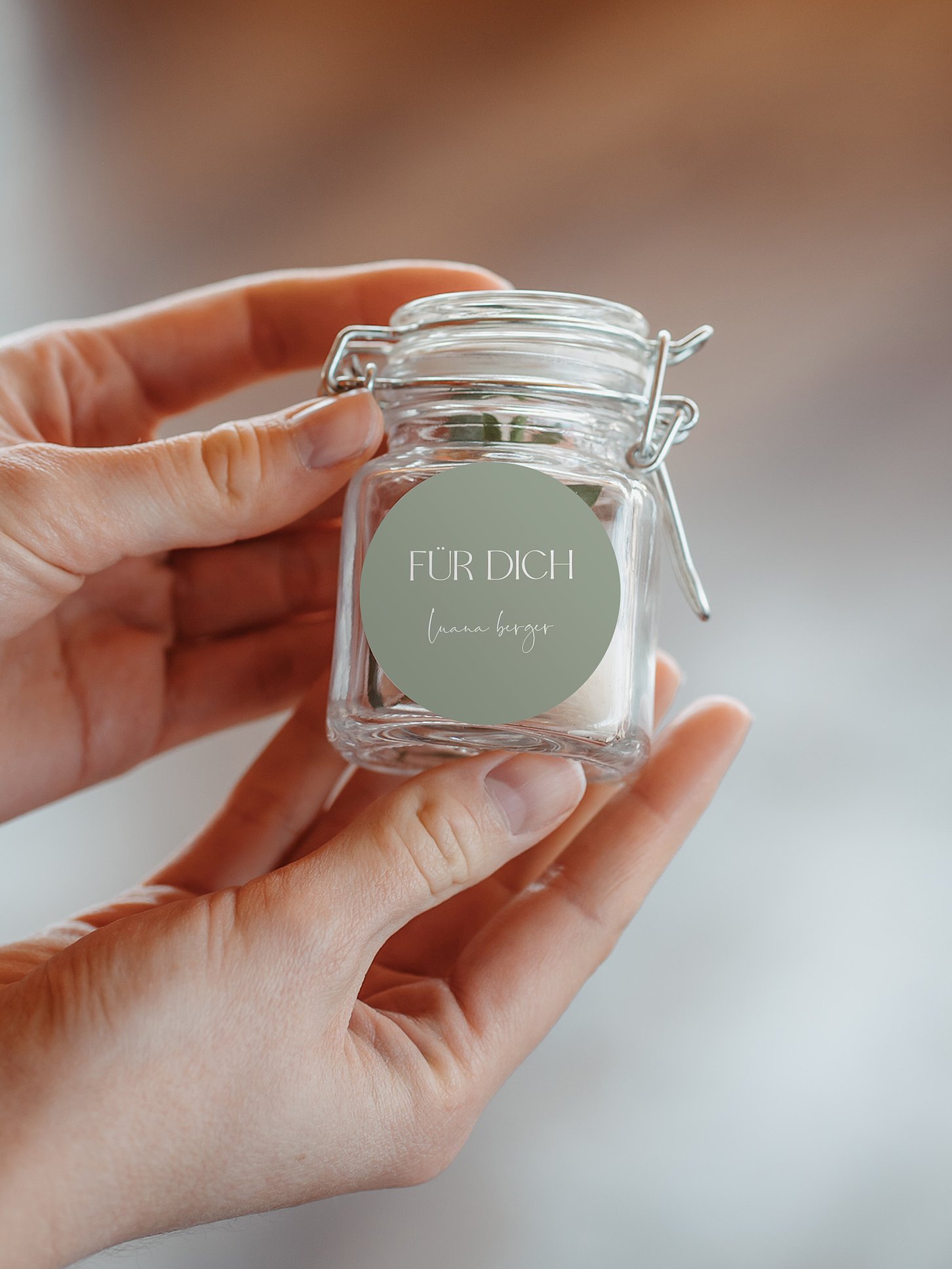 Geschenkaufkleber personalisiert The Big Day
