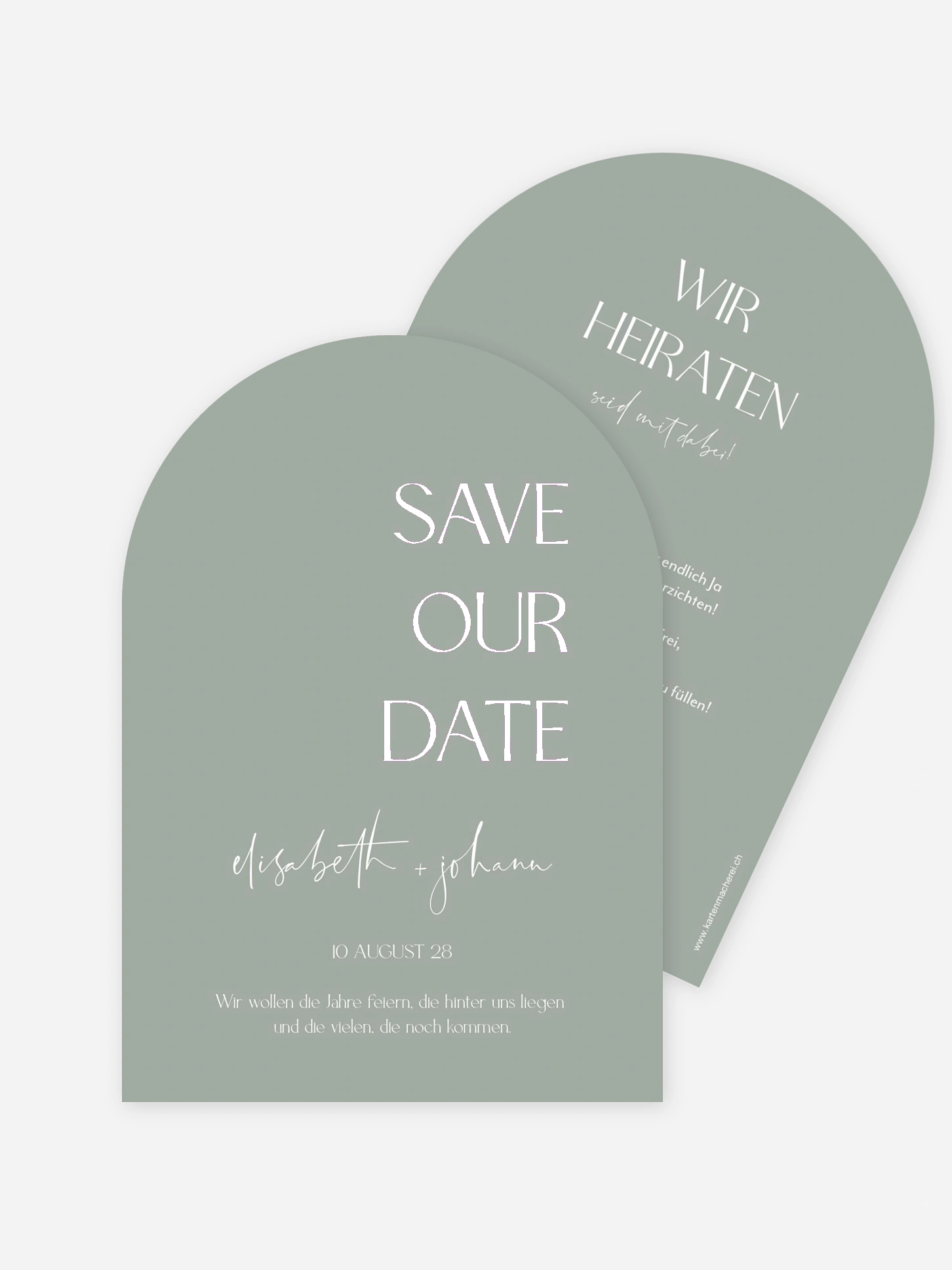 Save-the-Date Karte The Big Day