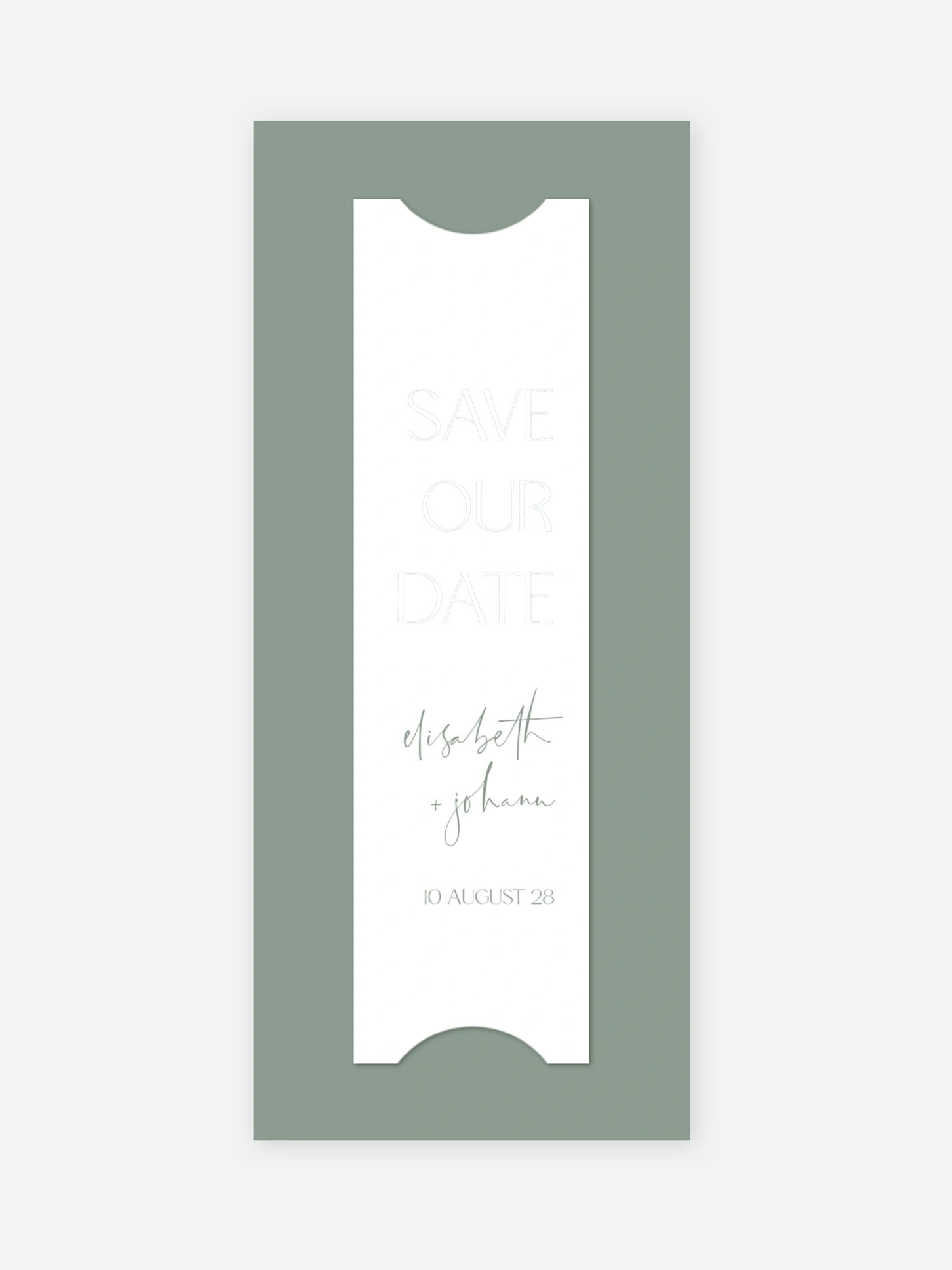 Save-the-Date Karte The Big Day