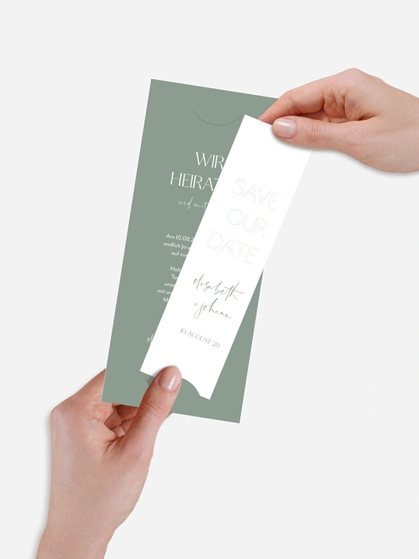 Save-the-Date Karte The Big Day