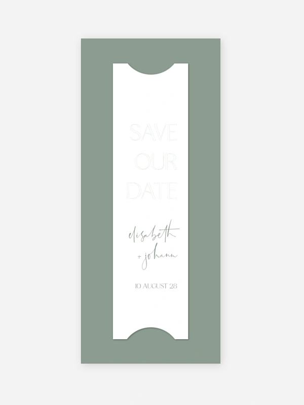 Save-the-Date Karte The Big Day