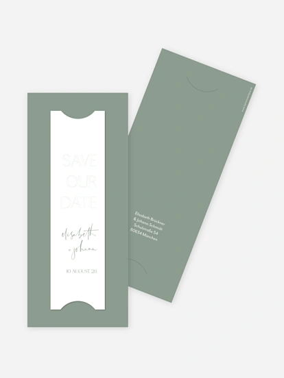 Save-the-Date Karte The Big Day