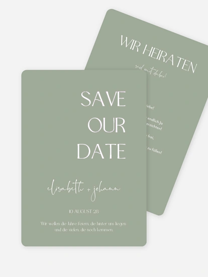 Save-the-Date Karte The Big Day