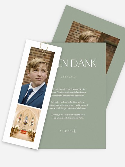 Danksagung Konfirmation The Big Day