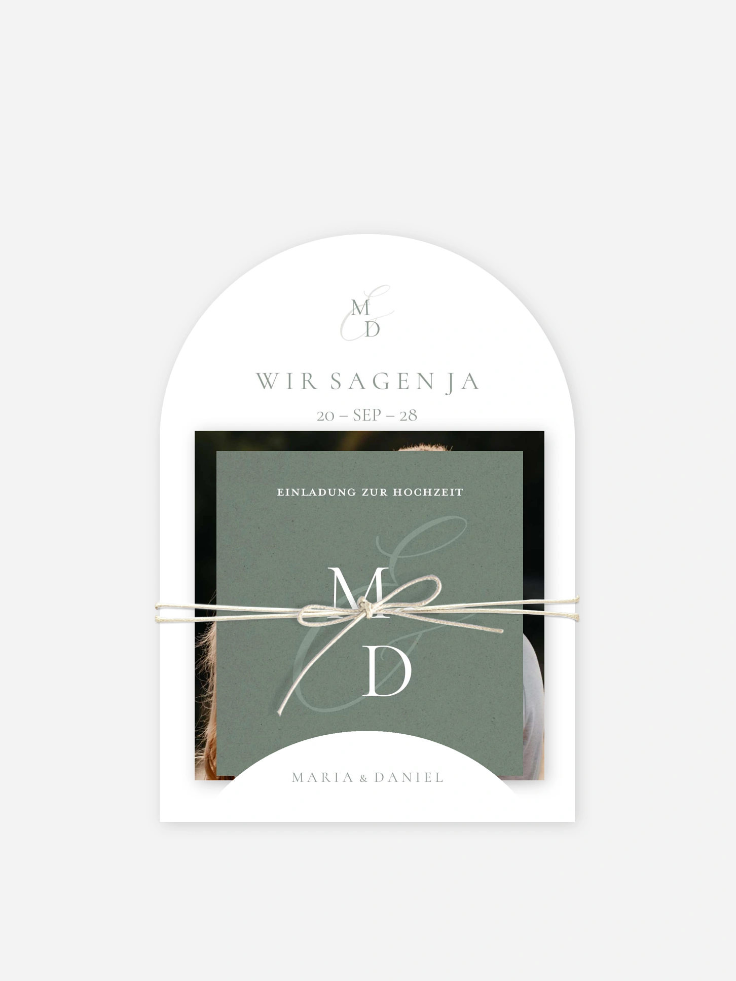 Hochzeitseinladung Elegant Love