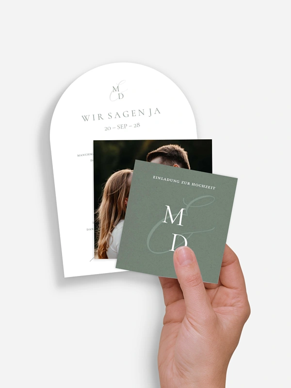 Hochzeitseinladung Elegant Love