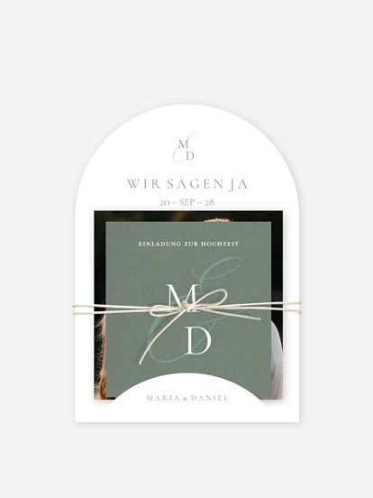 Hochzeitseinladung Elegant Love