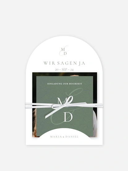 Hochzeitseinladung Elegant Love