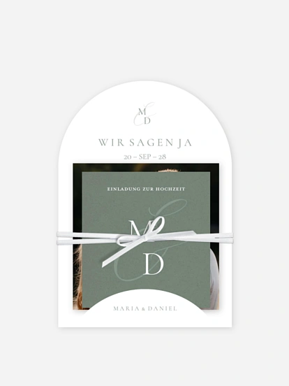 Hochzeitseinladung Elegant Love