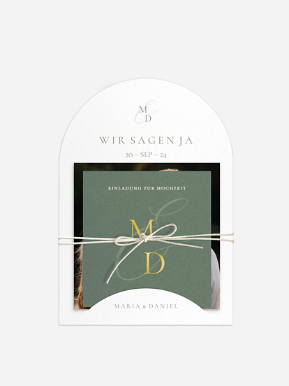 Hochzeitseinladung Elegant Love