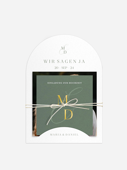 Hochzeitseinladung Elegant Love