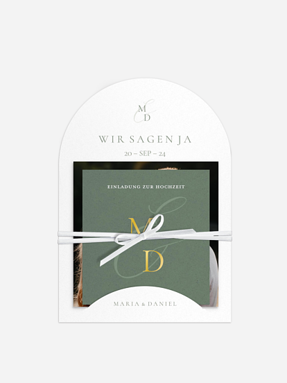 Hochzeitseinladung Elegant Love