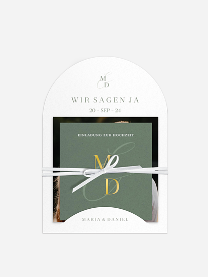 Hochzeitseinladung Elegant Love