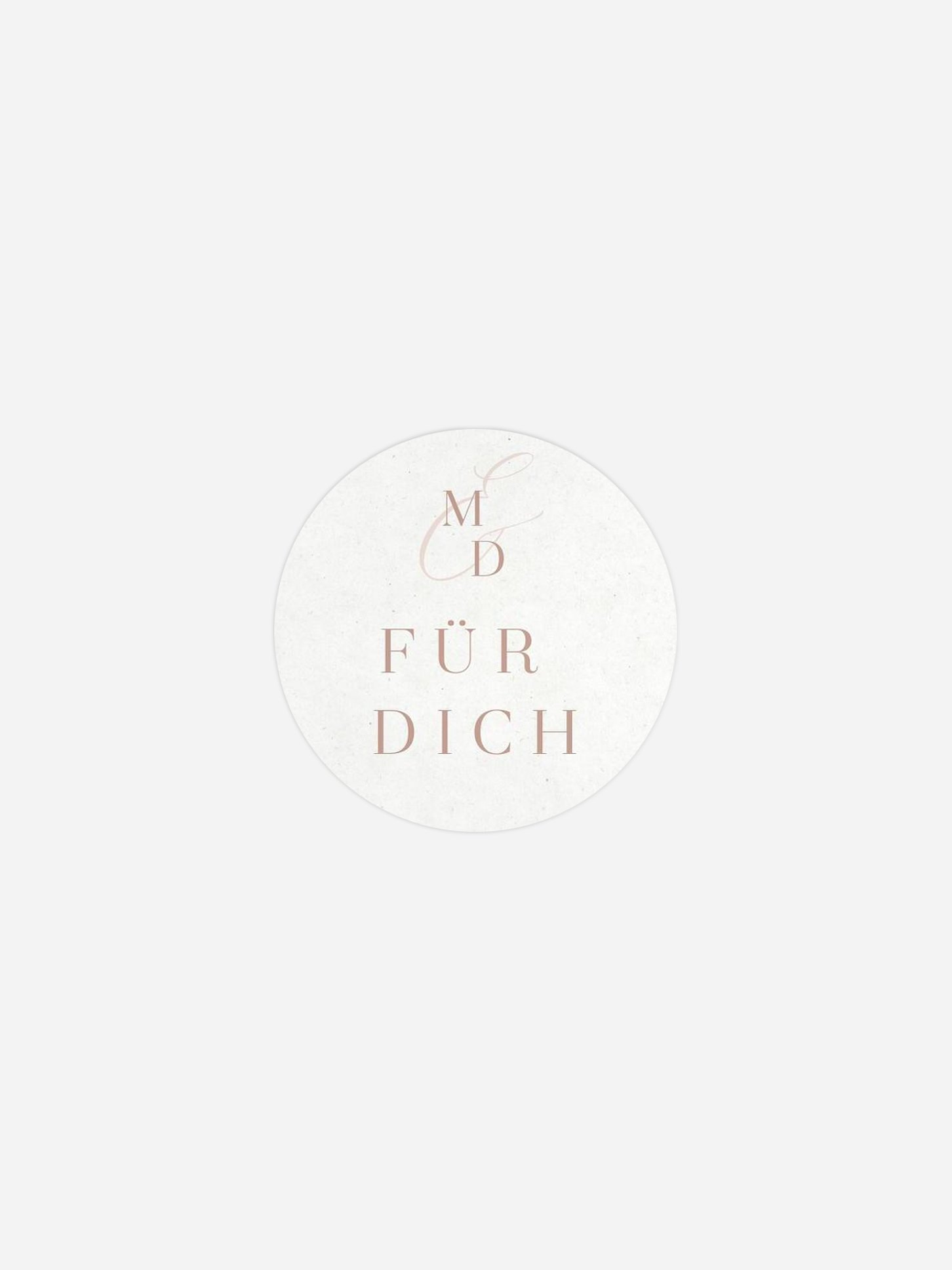 Geschenkaufkleber Hochzeit Elegant Love