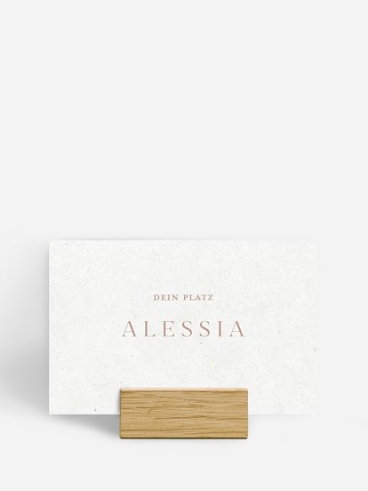 Tischkarte Hochzeit Elegant Love