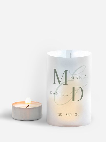 Windlichter Elegant Love