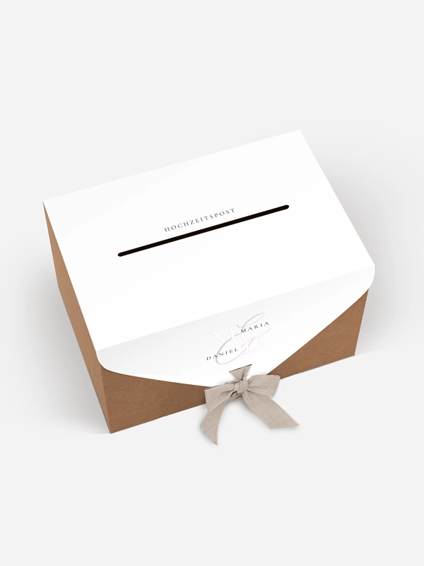 Kartenbox Hochzeit Elegant Love