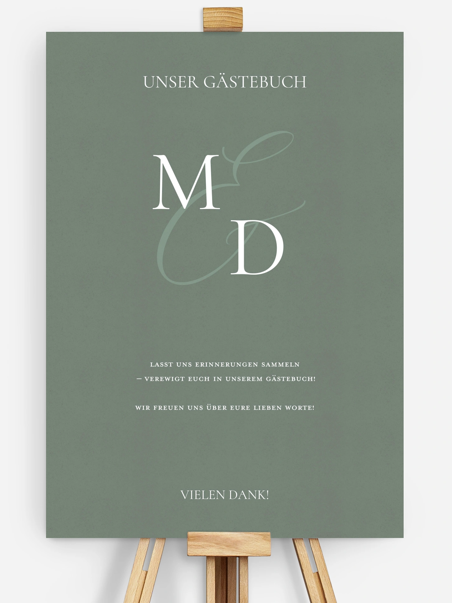 Gästebuch Poster Elegant Love