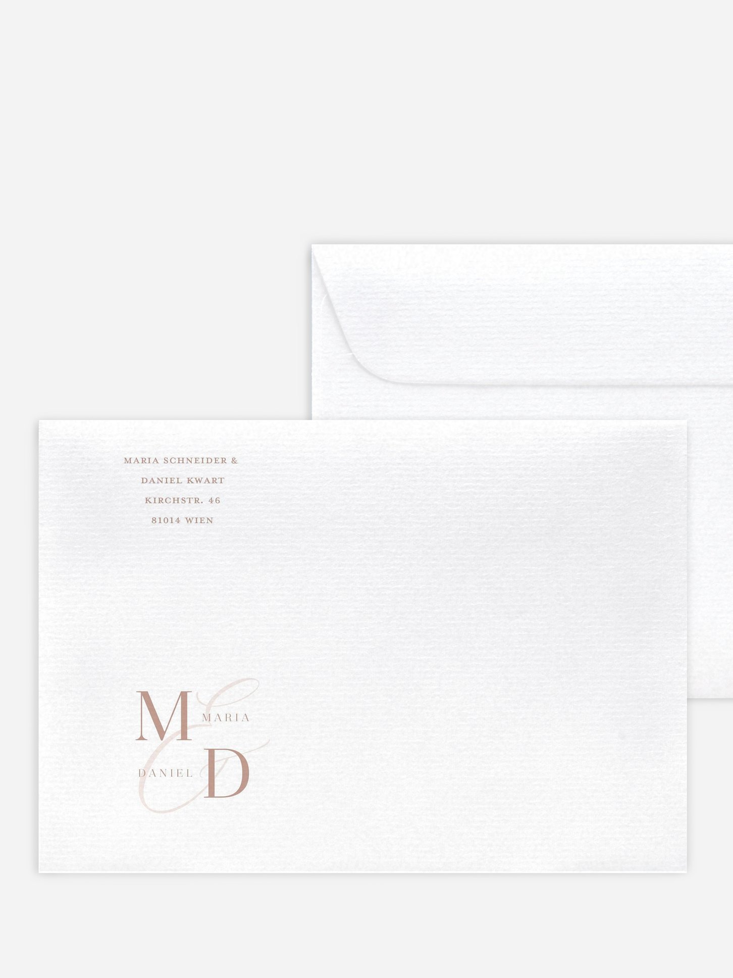 Briefumschlag mit Motiv Elegant Love
