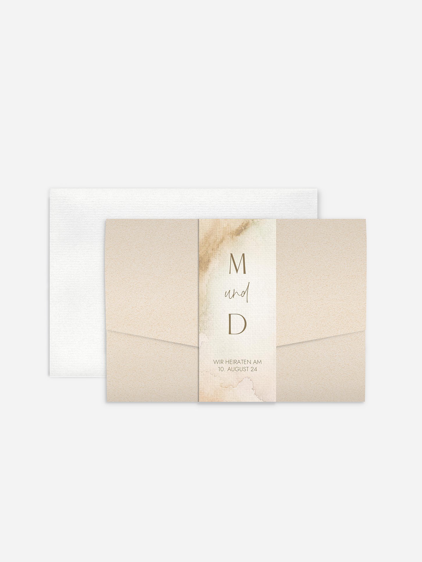 Hochzeitseinladung Soft Canvas