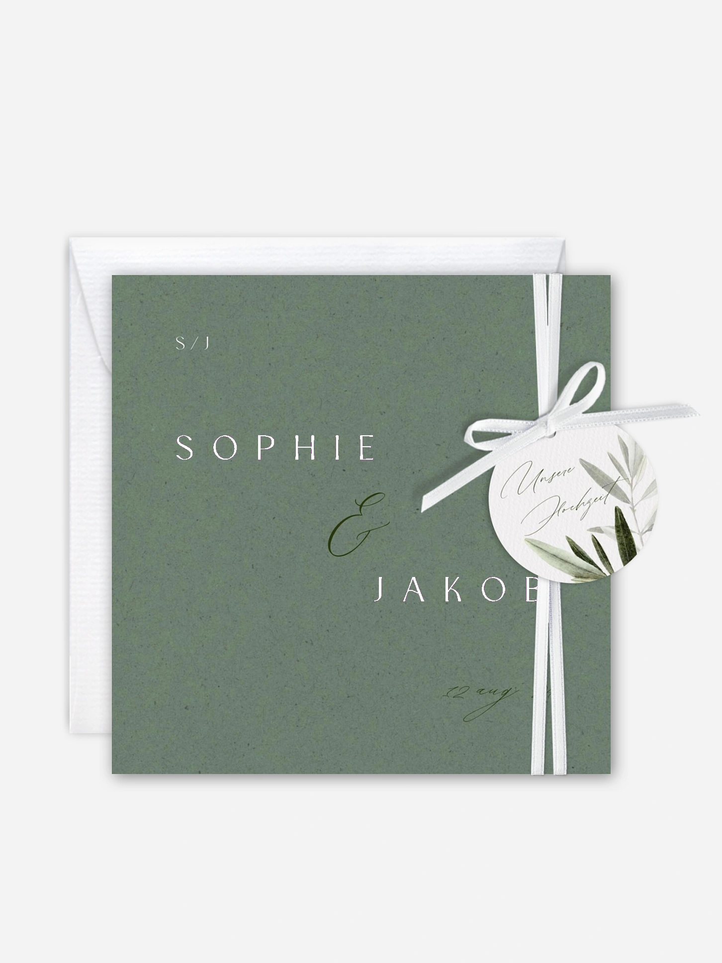Hochzeitseinladung Tiny Leaves