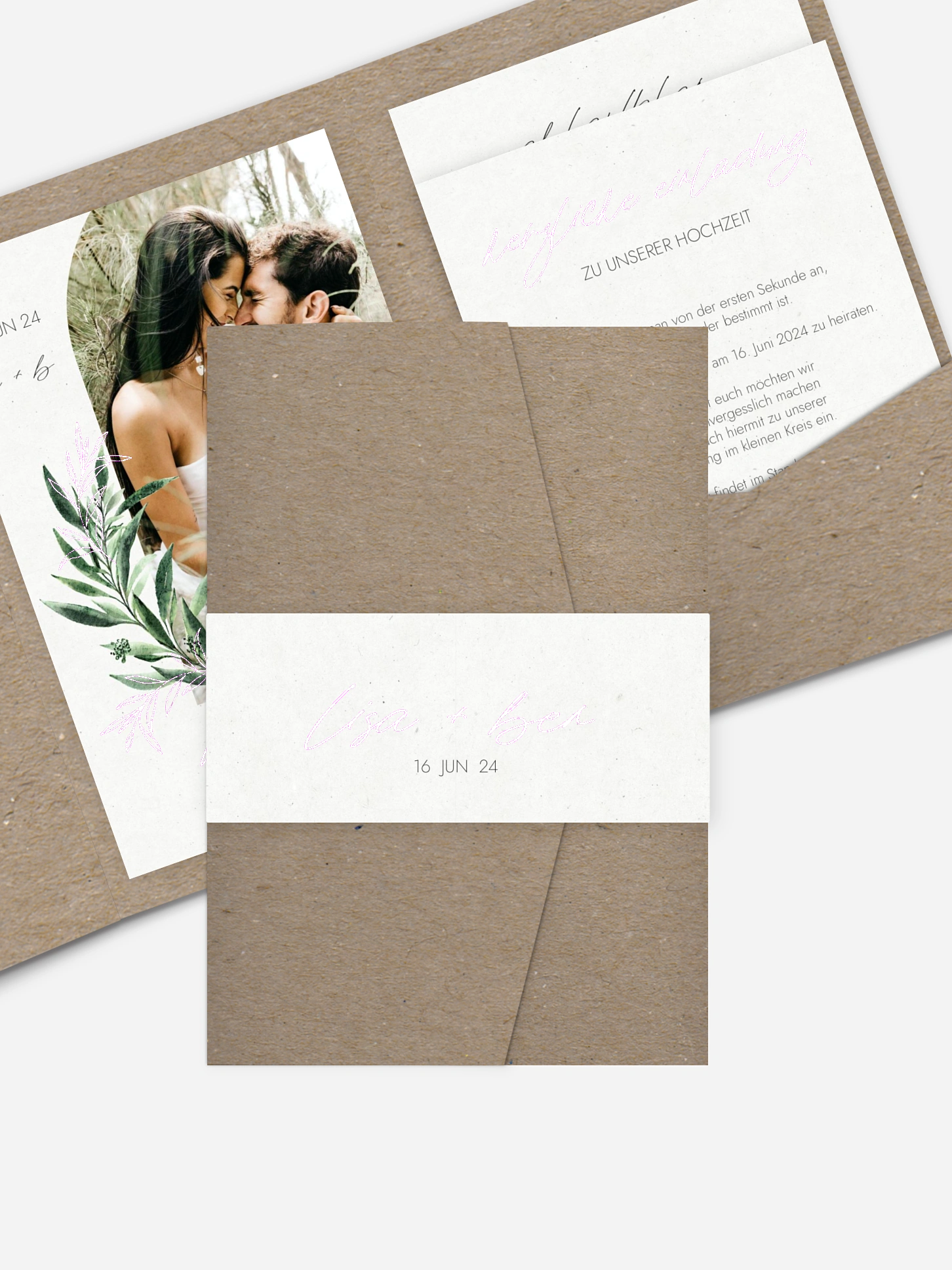 Hochzeitseinladung Botanical Arch
