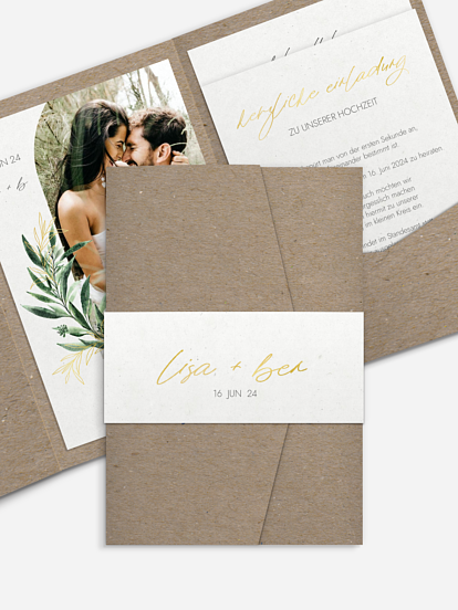 Hochzeitseinladung Botanical Arch