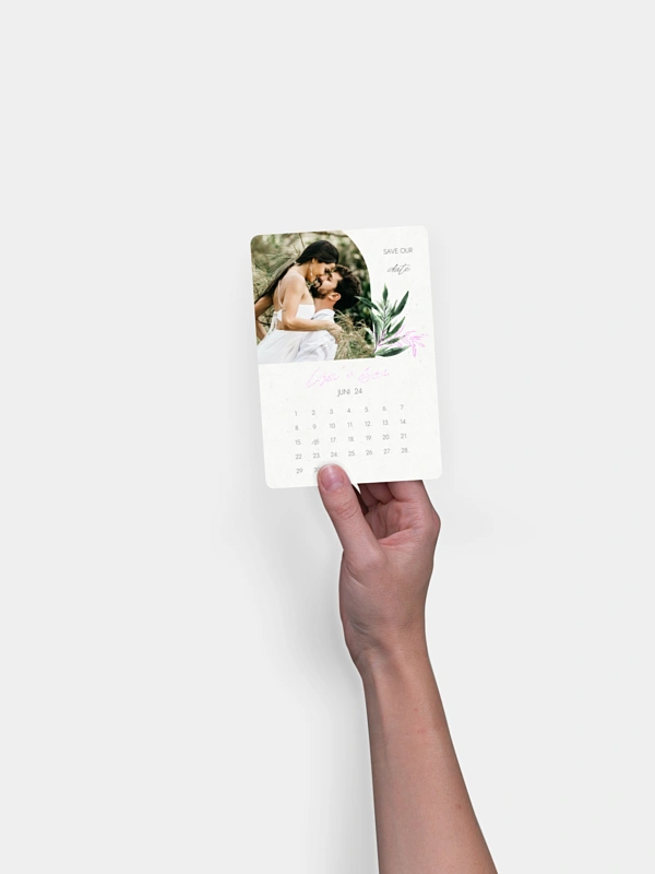 Save-the-Date Karte Botanical Arch